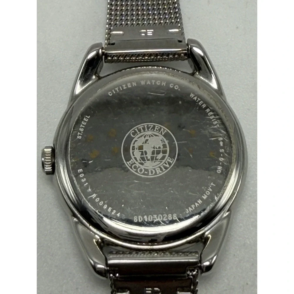 Citizen Eco-Drive E031-R009524 Working Ladies Solar MOP Watch 27MM 7.5